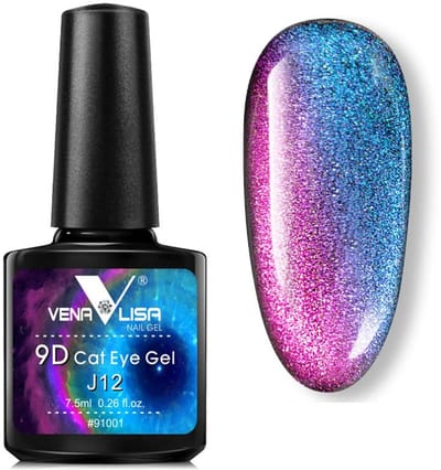 Venalisa UV Cat Eye Gellak - 7.5 ml - J12 - Glitter Gellak - Cat Eye Gellak - Gellak Cat Eye - Gellak Kleuren - Venalisa Gellak - Gellak Nagellak