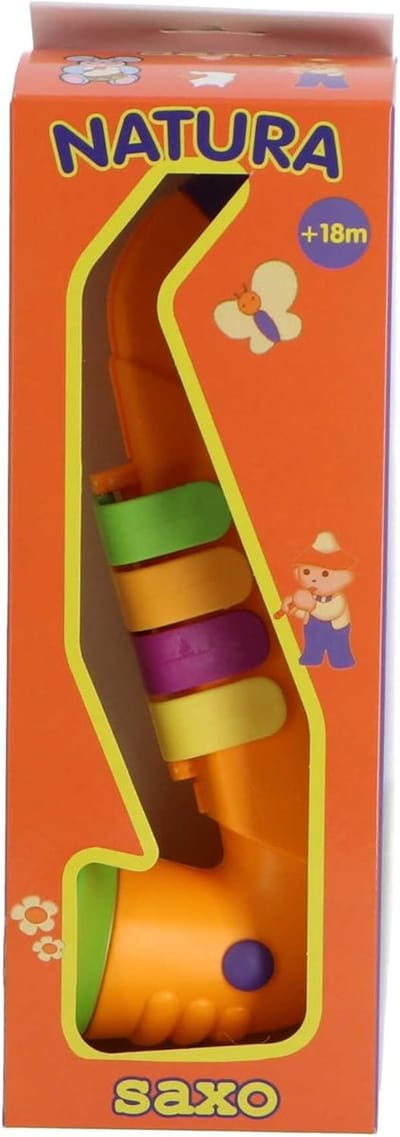 Houten Kindersaxofoon met 4 Tonen - Muziek Speelgoed voor Jongens en Meisjes