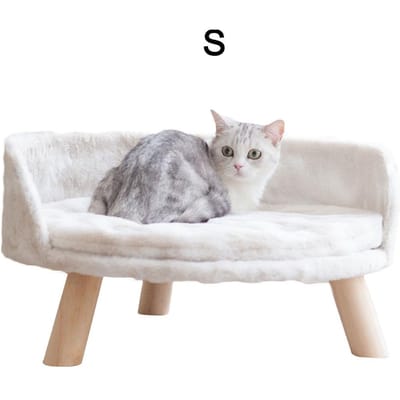 Kattenbank Kattenmand Universeel Afneembaar Kattenbed Netflix Kattenmand Kattenbenodigdheden Hangmat Huisdierbed Hond white