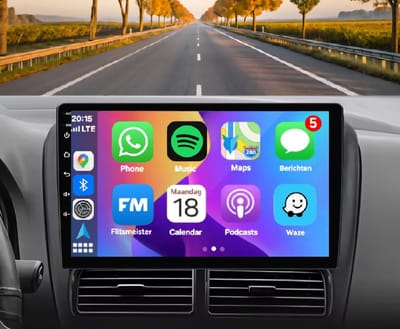 Autoradio 2/32GB met Carplay en Android auto | Geschikt voor Fiat Doblo 2 en Opel Combo 3 2009-2018 | Radio scherm met Navigatie | 2009 2010 2011 2012 2013 2014 2015 2016 2017 2018 Cargo