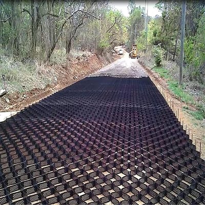 Bestratingsrooster - Grindmat - Opritten Stabiliseren - Hoog Draagvermogen - 2 x 6 m - Zwart
