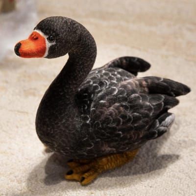 Levensechte Zwaan Pluche Zwaan Speelgoed Poppenkussen Kawaii Zacht Simulatie Zwaan Eend Zwaan Schattige Gans Knuffeldier Kinderen Cadeau Huisdecoratie about 25-33cm