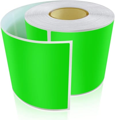 200 Stuks Rode Zelfklevende Labels voor Verhuizing 12.7x7.5cm Verwijderbare Rectangular Stickers voor Organisatie en Labeling