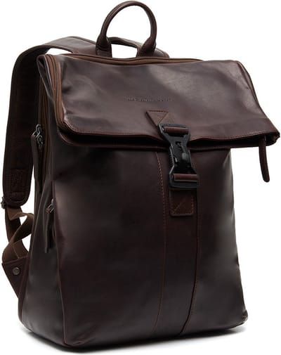The Chesterfield Brand Savona – Business Rugzak – Tablet- en Laptopvak – Comfort Draagbanden – Bruin