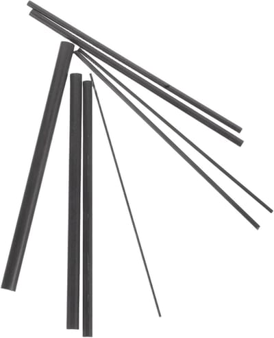 Reparatieset Hengels - Hengelonderdelen - Vissen Repareren - 8-Delige Set - 10cm Lengte - Zwart