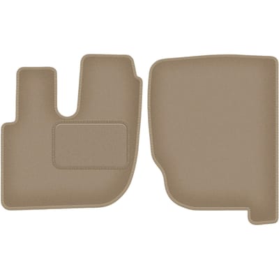 Wielganizator WLG-CARLUX Serie - Auto Vloermat - Beigekleurig - Geschikt voor Renault Midlum (1997-)