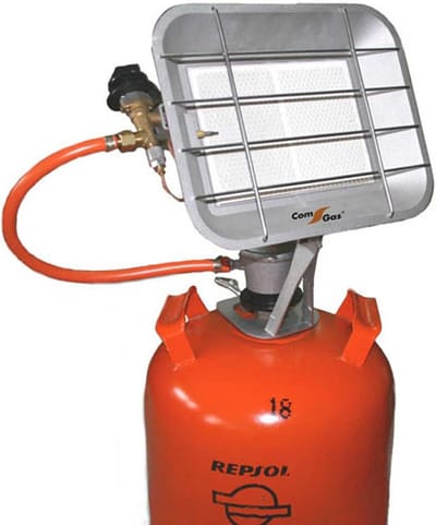 Gas Terrasverwarming - Infrarood Heater - Terras Verwarmen - Met Infrarood Paneel - 202 kg - Zwart