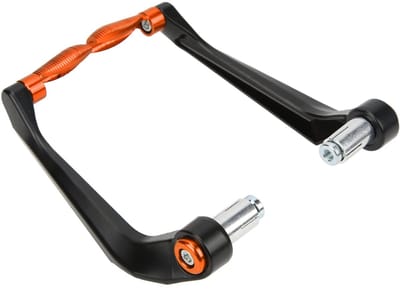 Dailygoods - Rem Koppeling Stuur Protector - Motorfiets Accessoires - Aluminium Hevels Guard Set - Oranje - Veiligheid en Bescherming - Geschikt voor...