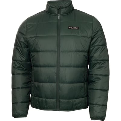 Calvin Klein Lichtgewicht pufferjas voor heren (Evergreen)