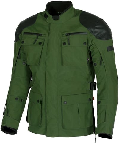 Merlin Sayan D3O Groen Zwart Textiele Motorjas - Jas