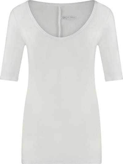 RJ Bodywear - Allure Stays Fresh - Dames Shirt Halve Mouw Ronde Hals - Wit - M