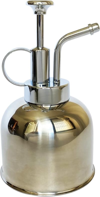 Moderne Gieterspray Fles voor Planten, Ideaal voor Binnen- en Buitentuinen, 0.3L Watergeef- en Besproeiingsoplossing in Glanzend Zilver