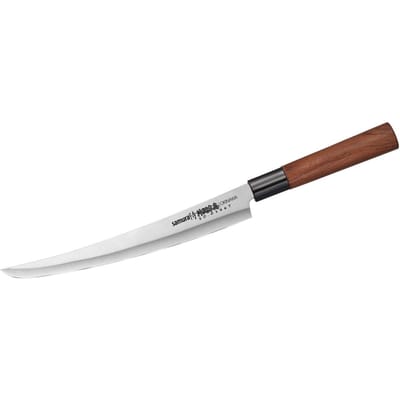Samura Okinawa vleesmes 23,5cm - AUS-8 staal - Hout