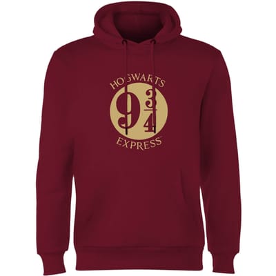 Harry Potter Platform Hoodie - Burgundy - S