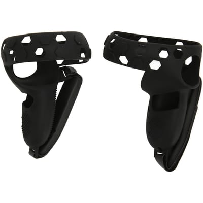 Housse de protection en silicone pour manette VR Quest 2, antidérapante et résistante aux chutes black