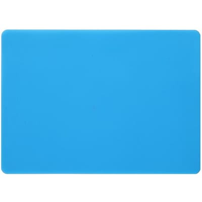 Groot Siliconen Vel voor Knutselen Sieraden Gieten Mallen Mat Premium Siliconen Placemat Multifunctioneel Gebruikt Als Mat Anti-aanbaklaag Voor DIY 40x30 cm blauw
