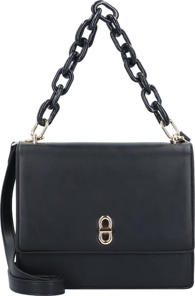 SEIDENFELT MANUFAKTUR Schoudertas Herrvik Big Crossbody Bag Black / Gold Zwart