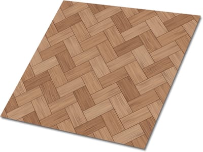 Tulup PVC Tegels - Chodel Vinyl Tegels - 30 cm x 30 cm - Bruin Vinyl Tegels Zelfklevend - Verpakking van 9 stuks - Vloer Tegels PVC - Industrieel Plaktegels - Zelfklevende Vinyltegels - Plaktegels keuken en Badkamer