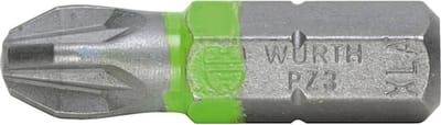Wurth - Bit PZ C 6,3 (1/4) - C 6.3 PZ-bit (1/4 inch) x 10 st -