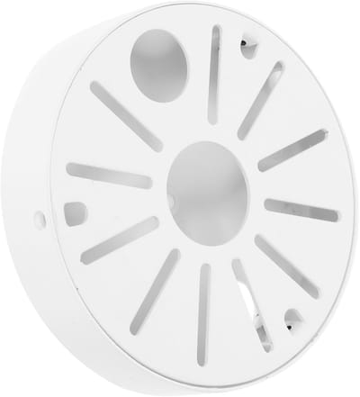 Aansluitdoos Camera - Kabeldoos Beugel - Kabels Organiseren - Stevige Aluminium Constructie - 13.4 x 13.4 x 3 cm - Wit