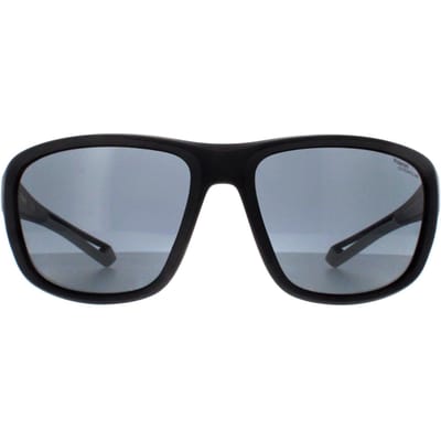 Polaroid Rechthoek Unisex Mat Zwart Grijs Gepolariseerd Hoog Contrast PLD 7049/S