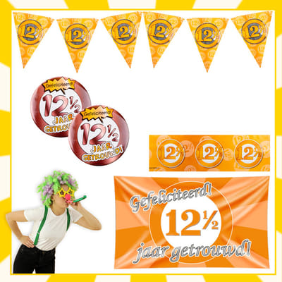 Feestpakket | Huwelijk | 12,5 jaar | 8-delig