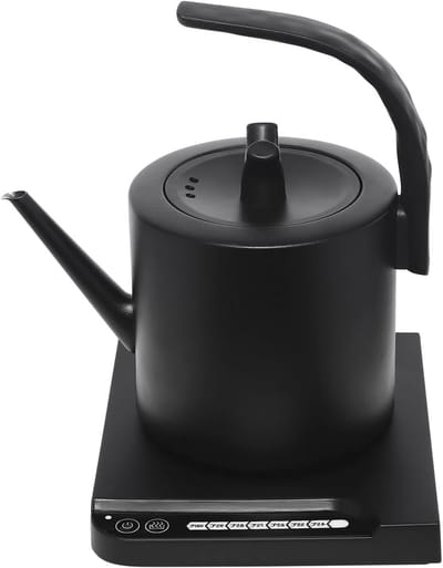 Slimme Waterkoker - Temperatuurregeling - Warme Dranken Maken - 7 Temperatuurinstellingen - 1 Liter - Zwart