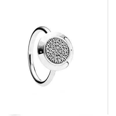 Lr Classic Pan Destiny Ronde 925 Zilveren Ring Voor Mannen Elegante Wijsvinger Vrouwen Ring Verloving Fijne Sieraden Trend Cadeau 9 gray