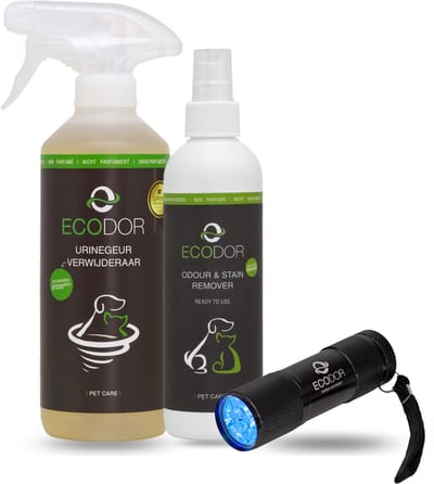 Ecodor Urinegeur verwijderaar - Combi Pakket + vlekdetector