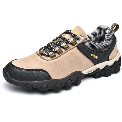 Herfst Lage Heren Outdoor Casual Schoenen Zachte Zool Grote Neus Leren Schoenen Sport Klimschoenen 46