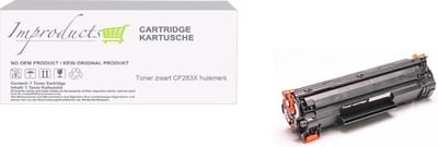 Improducts® Toner - Alternatief Hp 83X 83A (CF283X CF283A) toner zwart XL inhoud
