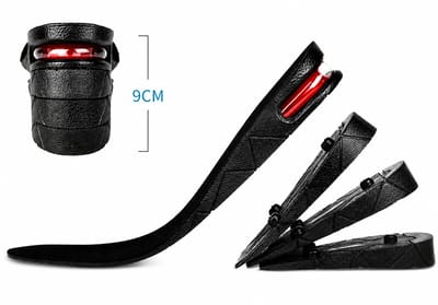 Livenzo Verhogende Inlegzolen - Hakverhoger - Unisex - 2 Stuks （3-9CM）- (35-45 EU)