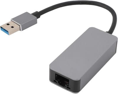 Netwerkadapter - Ethernet LAN - Snelle Internet Verbinding - 2500 Mbps Snelheid - USB 3.0 - Zilver