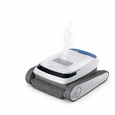 Allero Zwembadstofzuiger Elektrisch - Zwembad Robot - Robotstofzuiger - 3 Krachtige motoren - 5200 mAh - 2 Borstels - 3 Modus