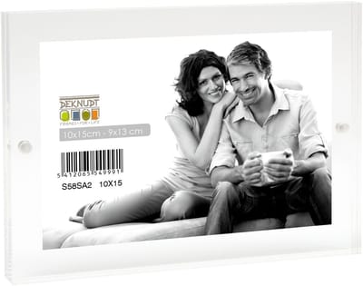 Deknudt Frames fotolijst S58SA2 - transparant - kunststof - 10x15 cm