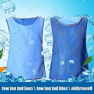 Koelvest voor Sport, Fietsen en Hardlopen - Ademend Koelshirt voor Zomeractiviteiten in Blauw