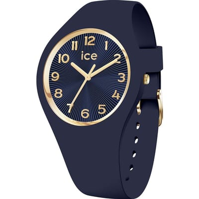 Ice Watch ICE champagne - Navy blue 025256 Horloge - Siliconen - Blauw - Ø 37 mm