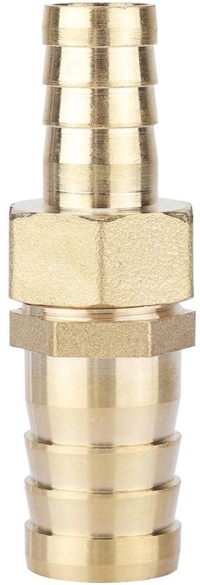 Dailygoods - Messing Barbed Reducing Bushing - Pijp Fitting Connector Adapter - 14-19 mm - Hoge Drukbestendigheid - Betrouwbare Verbinding - Geschikt...