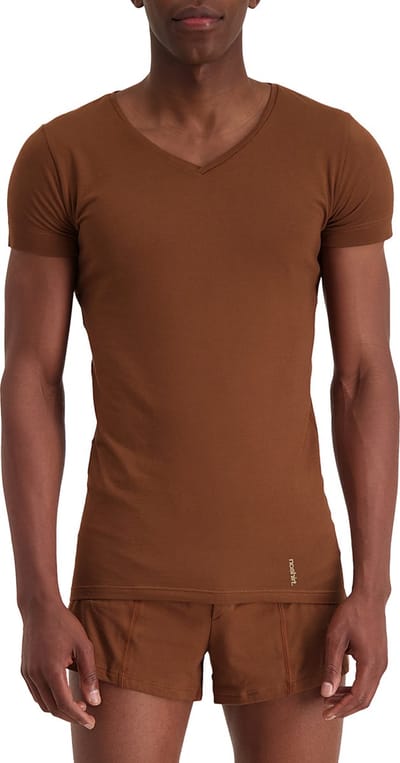 Noshirt Lite Cotton - Ondershirt - Reguliere V-Hals - Invisible Mocha - S