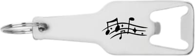 Akyol - muzieknoot flesopener - Muzieknoot - cadeau muziekliefhebber - leuk cadeau voor je vriend om te geven - verjaardag muzikant - 105 x 25mm