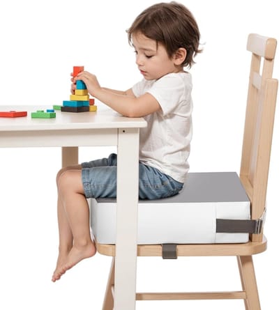 Verhoogde Stoelkussen voor Kinderen, Verstelbare Booster Seat, Comfortabele Zitoplossing voor Eten en Spelen