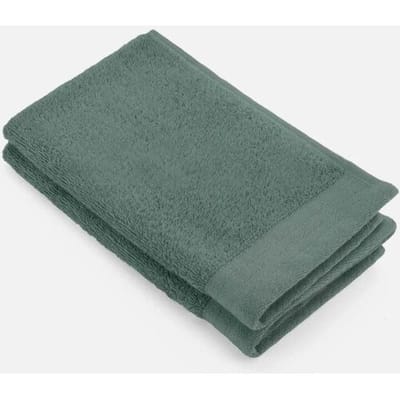 Walra Soft Cotton Gastendoekje 30 x 50 cm 550 gram Legergroen - 2 stuks