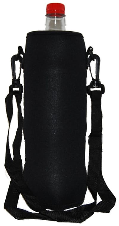 1.5 liter fles Koelhoud tas zwart
