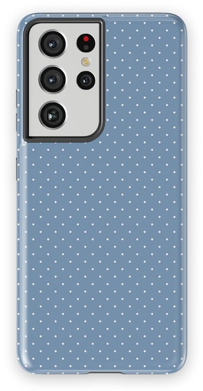Micro Dots Tough Hoesje Samsung Galaxy S21 Ultra | Geschikt Voor Mag | Stippen Motief Backcover Samsung Galaxy S21 Ultra Sky Spark