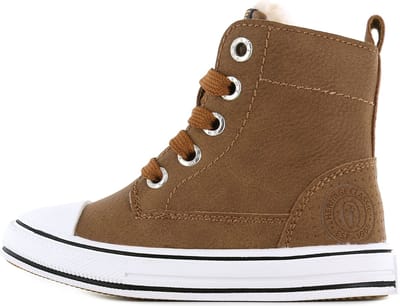 Veterschoenen | Meisjes, jongens | Cognac | Warm gevoerd | Shoesme | Maat 24