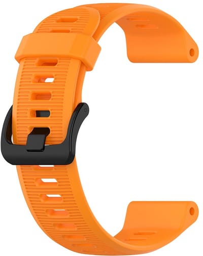Siliconen bandje voor Garmin Forerunner o.a. 945, 955 en 965 - Oranje | Inclusief gereedschap
