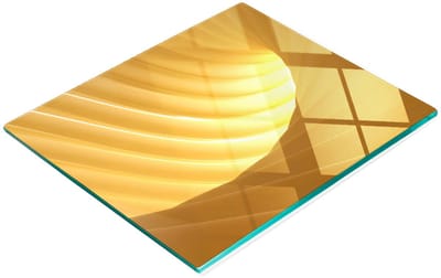Decoratieve glazen snijplank met abstract wervelpatroon, 60x52 cm