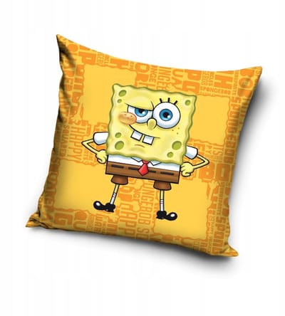 Spongebob Kussenhoes Velvet 40x40 cm - Zacht en Duurzaam