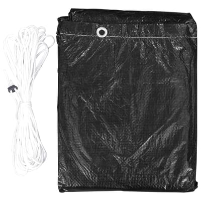 vidaXL - Tuinmeubelhoes - met - 12 - oogjes - 325x205x70 - cm