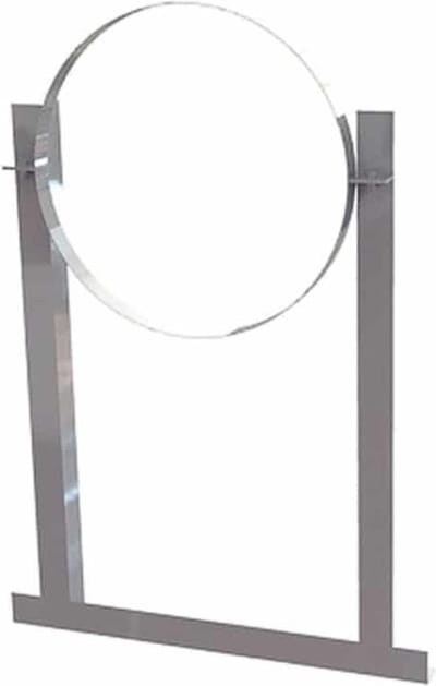 Aluminium dakbeugel voor buis Ø 250 mm